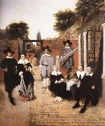HOOCH, Pieter de Dutch Family s oil painting reproduction